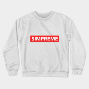 Simpreme - Gen Z Slang Crewneck Sweatshirt